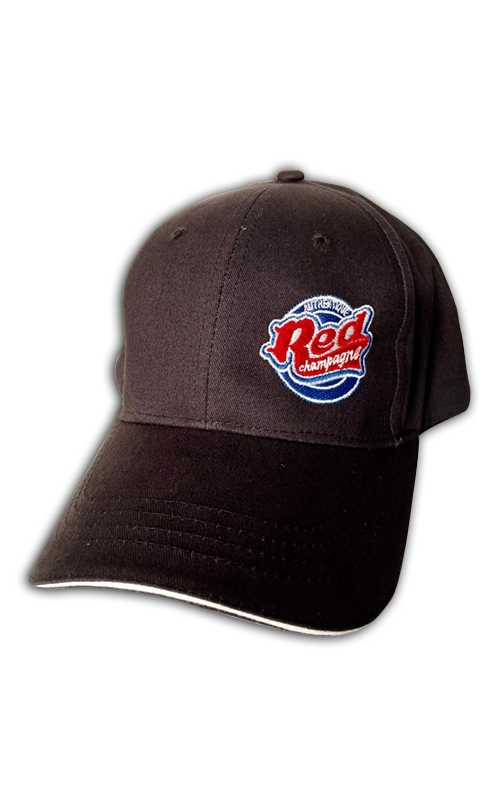 casquette red champagne avec logo sur le cÃ´tÃ©